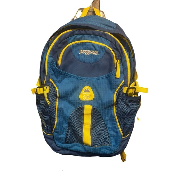 blue and yellow jansport backpack Big Student and designed with a bold Jansport Superbreak Plus Backpack -